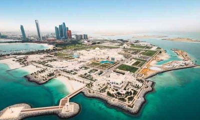 Abu Dhabi arial view