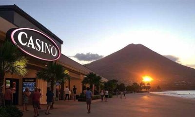 Hawaii casino with volcano